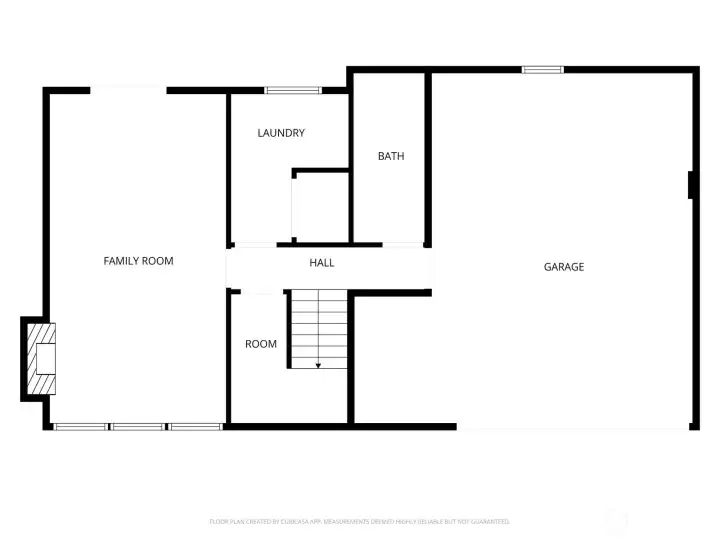 Lower level floorplan