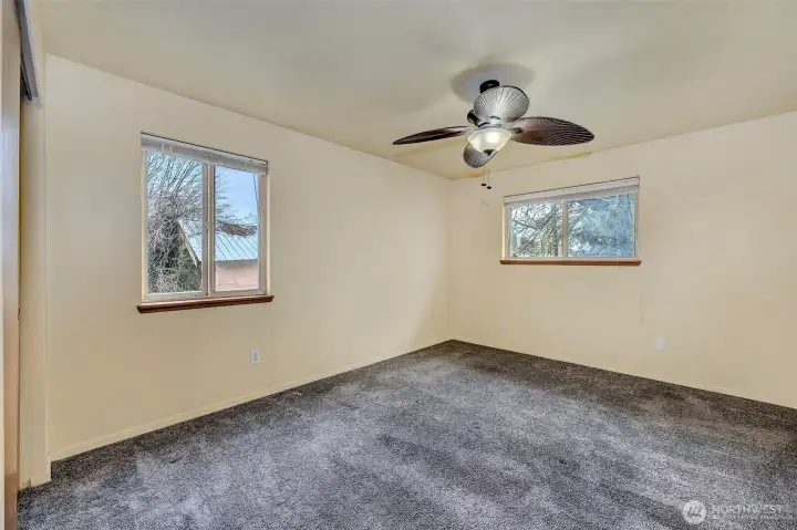Primary Bedroom with Mountain View from the Window