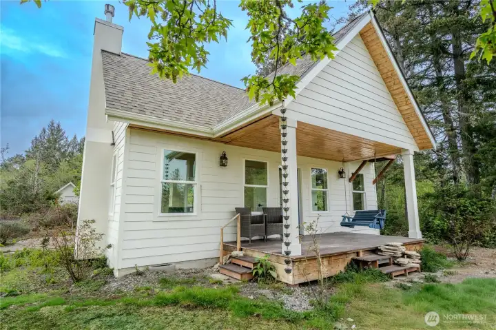 This is the most splendid "storybook cottage" offering 2 bedrooms full bath and plumbed for additional 2d level bath
