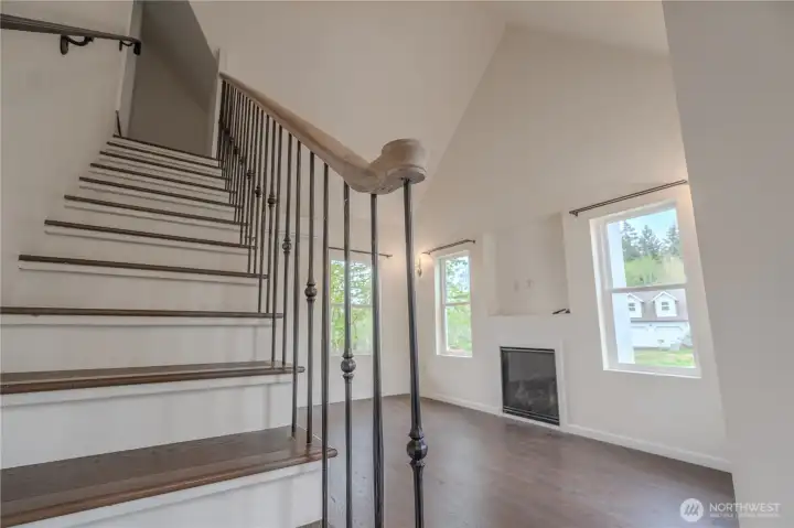 Lovely stairs to upper level bedroom