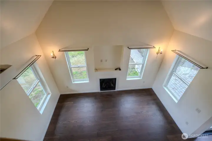 View of main living space in granny cottage