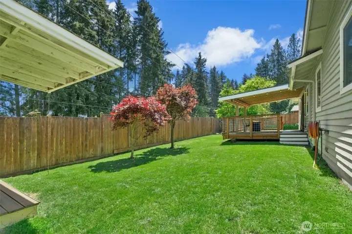 Plenty of room for gardening...