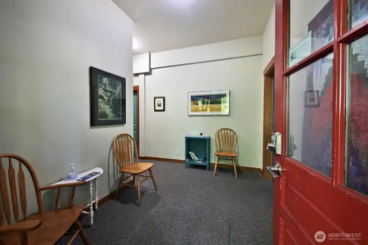 Inside the Lobby. Bathroom not shown.