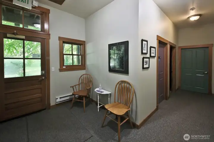 Inside the Lobby.