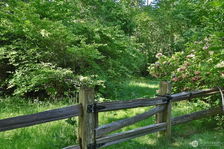 2.6 acres add'l lot of wetlands as a buffer.