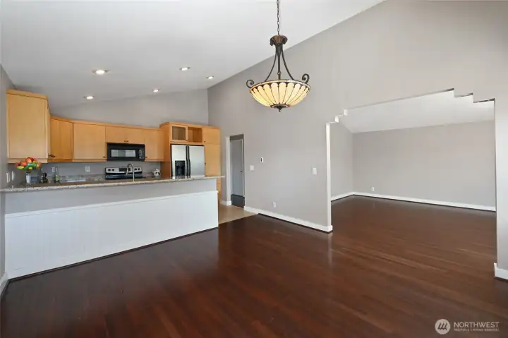 Dining Room to Living Room and Kitchen Dining Room to Living Room and Kitchen