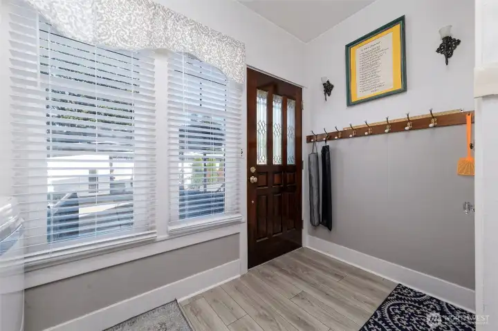 Welcome in. This is the most used entry. The utility room with access to full basement.