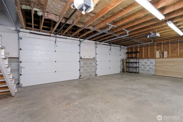 Original 2 car garage