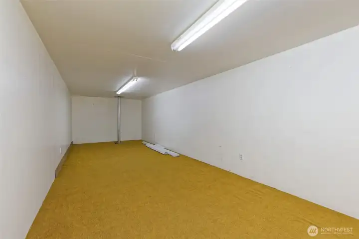 2nd story workshop storage. There is a replicated space on the adjacent side.