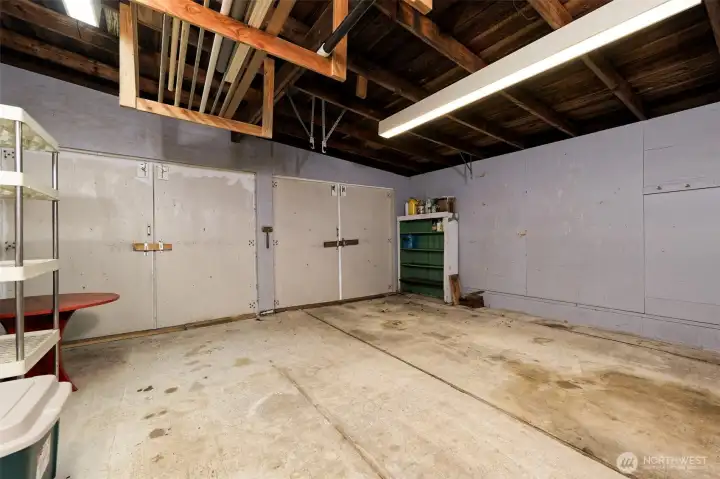 Original 2 car garage