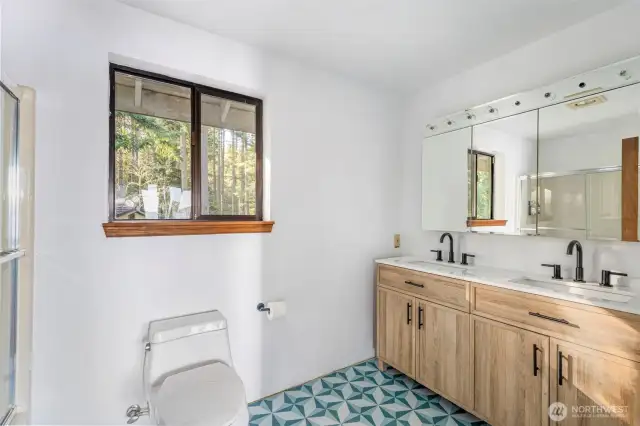 Primary bathroom.