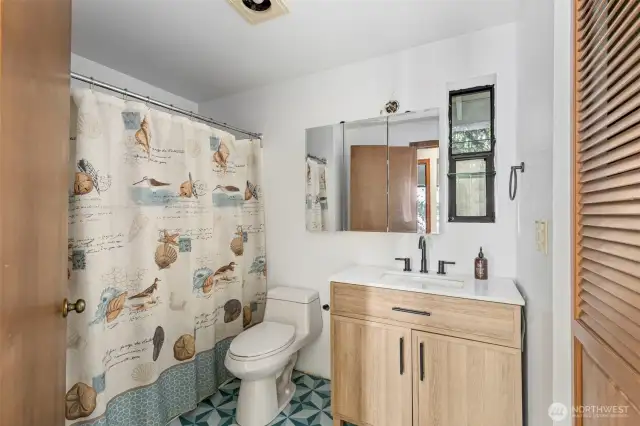 Upstairs bathroom.