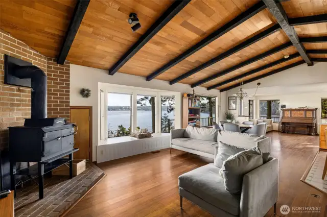 Open concept living areas are ideal for entertaining, with spacious living and dining areas.