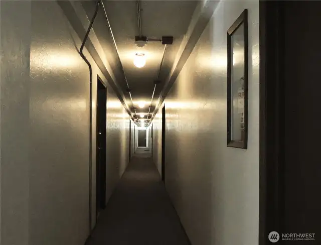 Hallway to the Unit