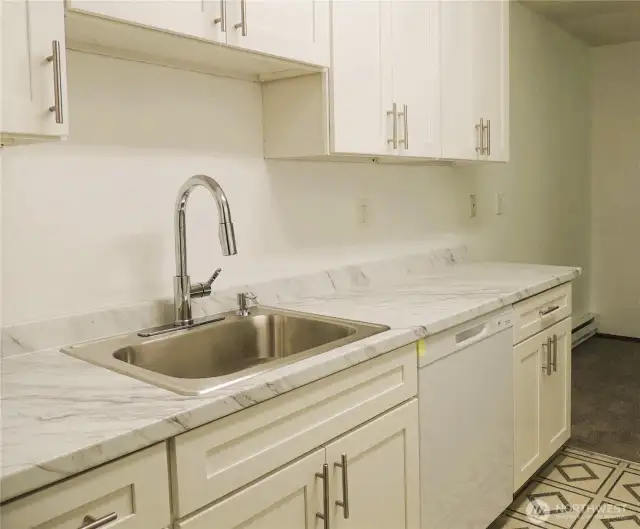 Updated Kitchen with New Faucet