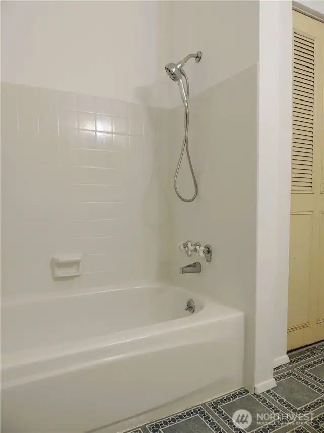Updated Bathroom with Big Tub