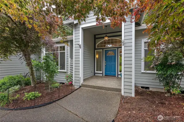 Covered front porch