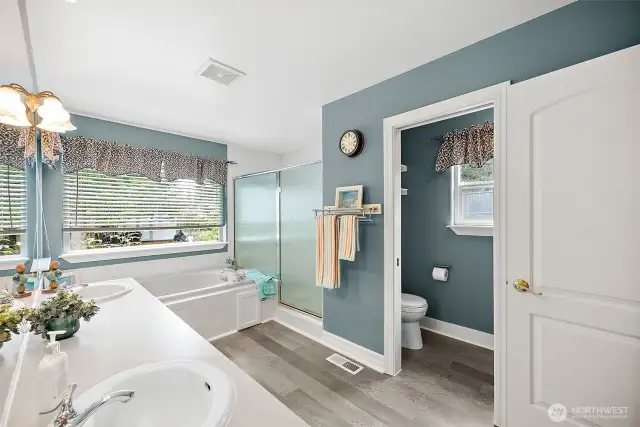 Primary bath with walk in shower