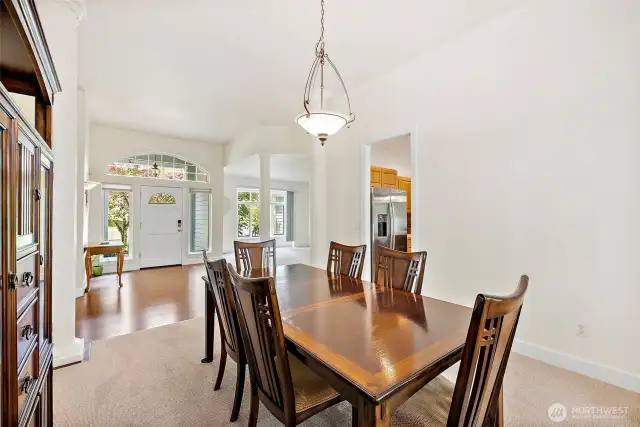 Formal dining area