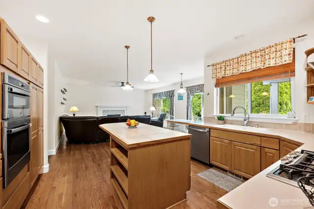 Spacious open kitchen designed for both functionality and comfort.