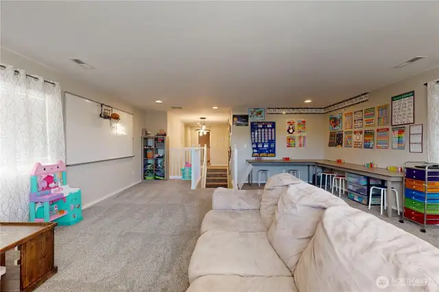 bonus room upstairs