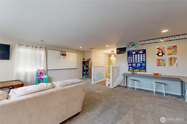spacious bonus room