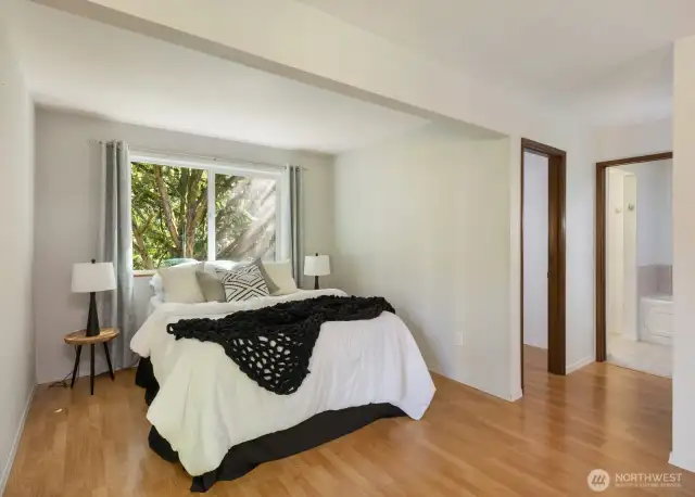 Master with 2 Walk in Closets