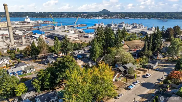 Oh by the way have you seen this view? Iconic Sinclair Inlet with Mt. Rainier.