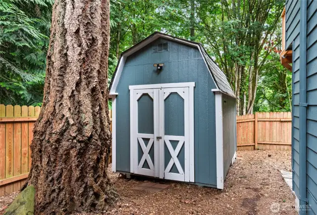 shed for extra storage
