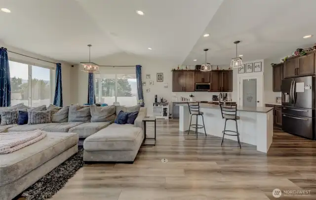 Luxury vinyl plank flooring for style and function