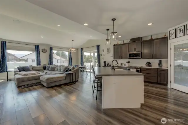 Designed for easy one-level living, offering an open and inviting atmosphere.