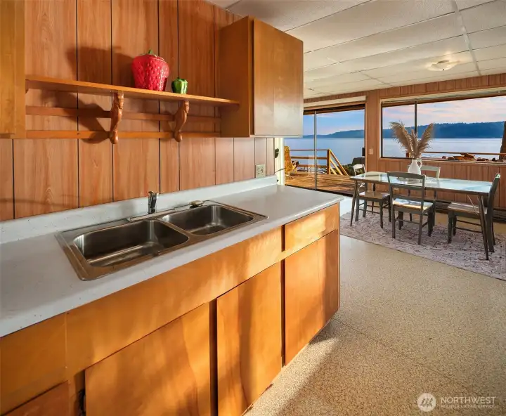 Smaller cabin kitchen