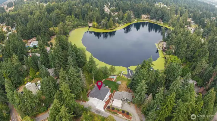 Aerial view of Bonney Lake