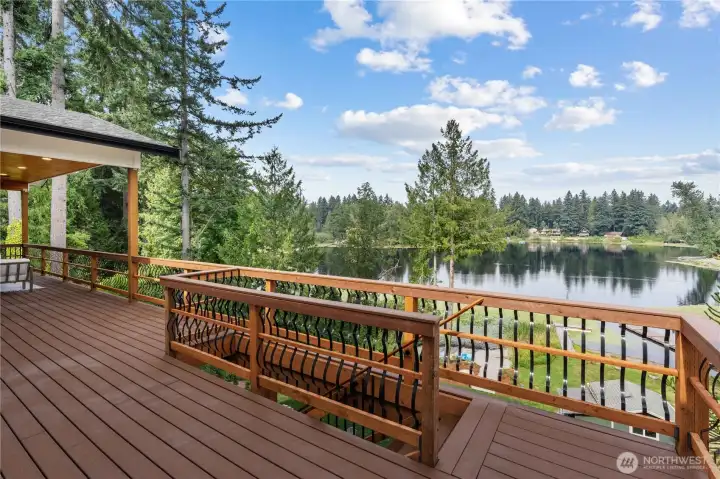Primary bedroom deck & view