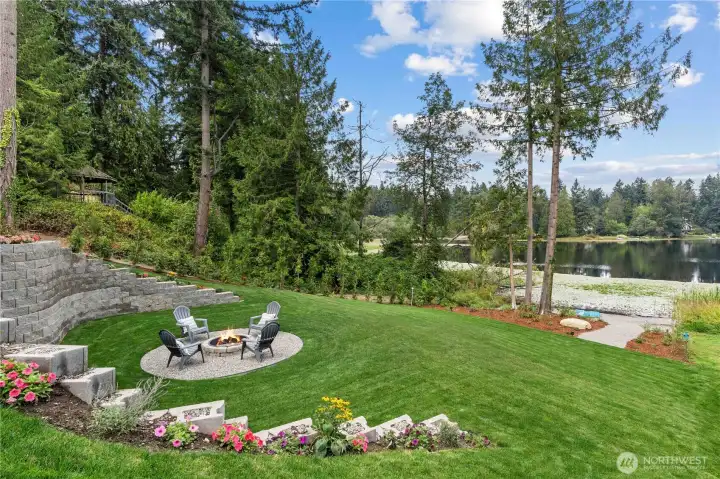 Back yard & Lake