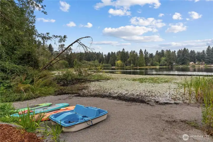 Back yard & Lake