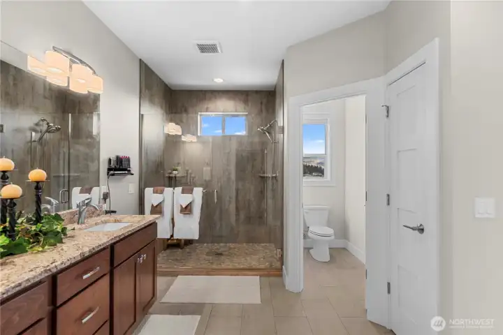 Primary Bath with Custom Shower