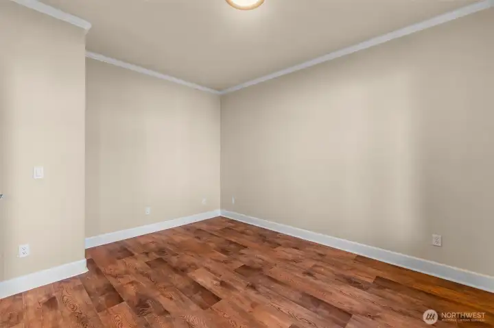 A desk nook option in the office.