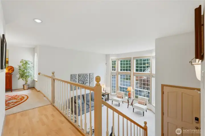 Main lvl over looking formal lvn rm