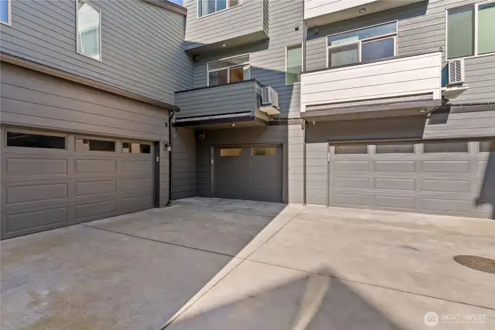 Attached One-Car Garage