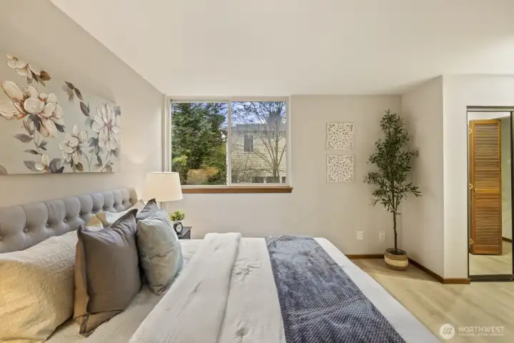 Wake to soft morning light and birds singing right outside your window - you'll be amazed at how peaceful this neighborhood is!