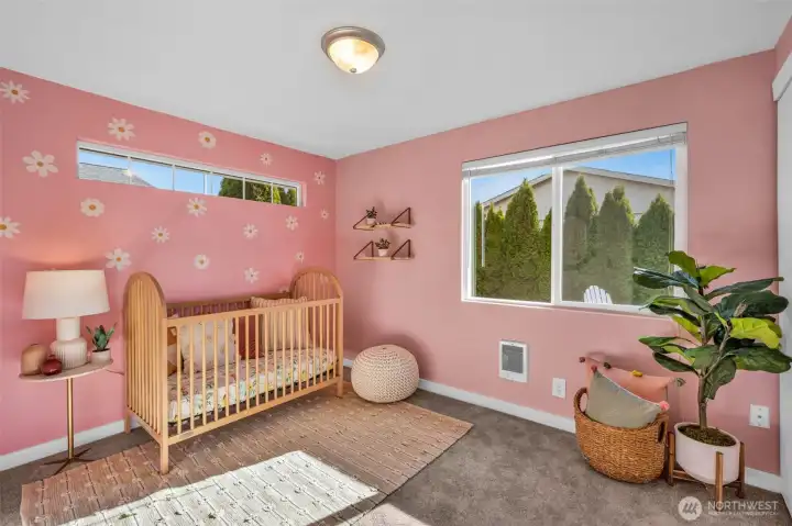 All bedroom closets have custom built-in organizers.