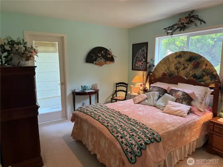 2nd bedroom has access to the wrap around deck and direct access to the main level full bath.