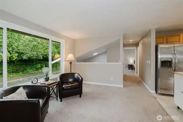 Watch the deer across the street from your living room