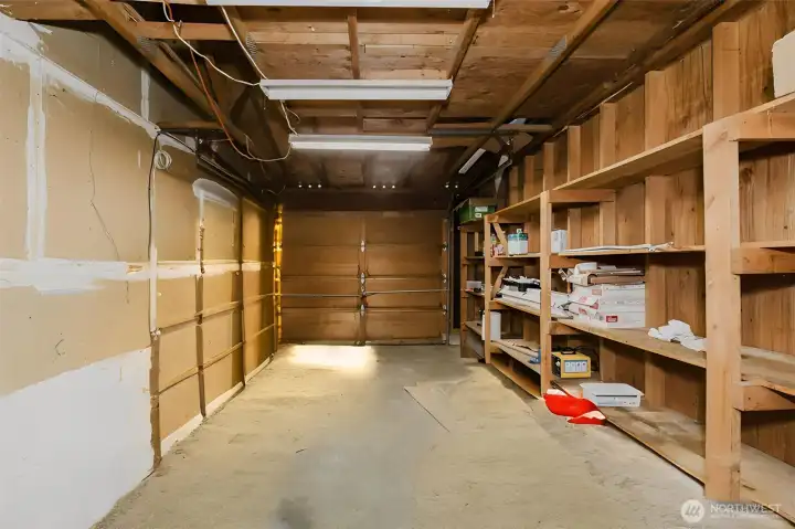 Garage with storage