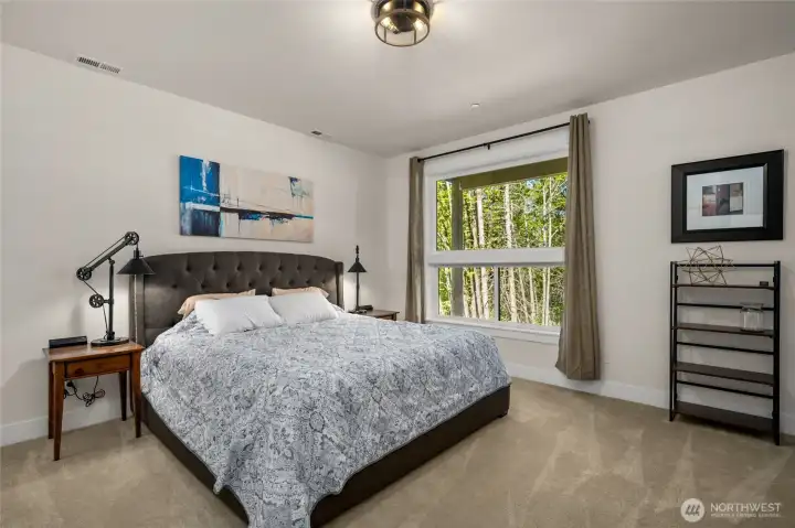 Second primary suite in basement.