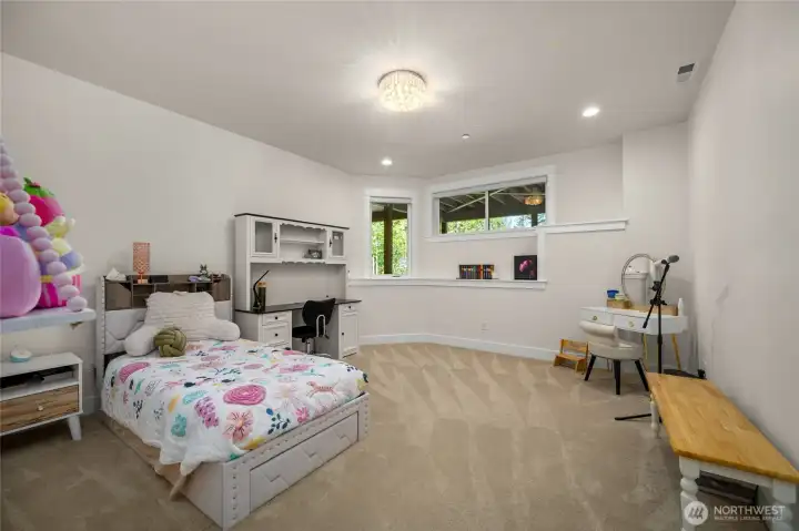 Third primary suite in basement.