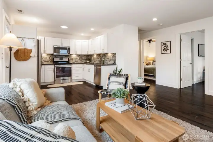 Living Room plus Kitchen