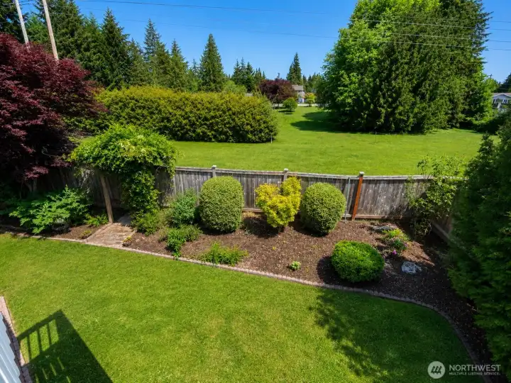 View from the deck during Spring