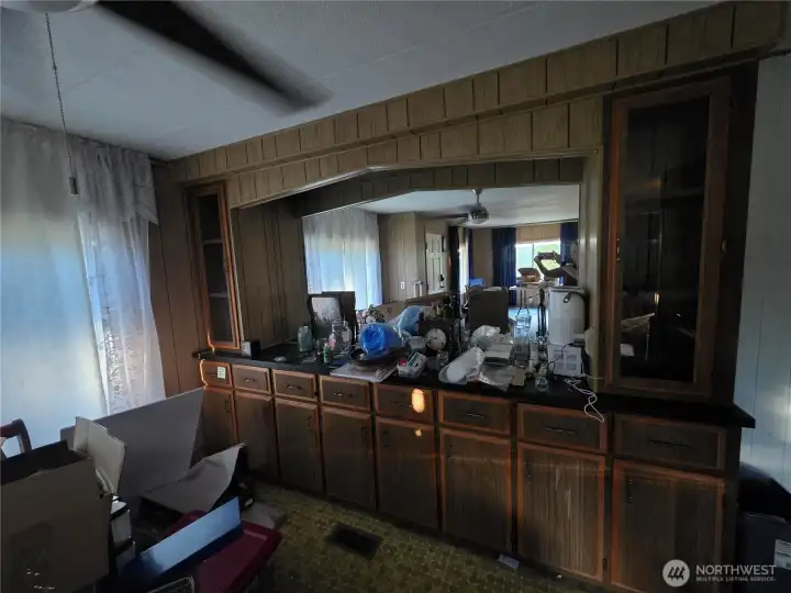 Dining/built in hutch